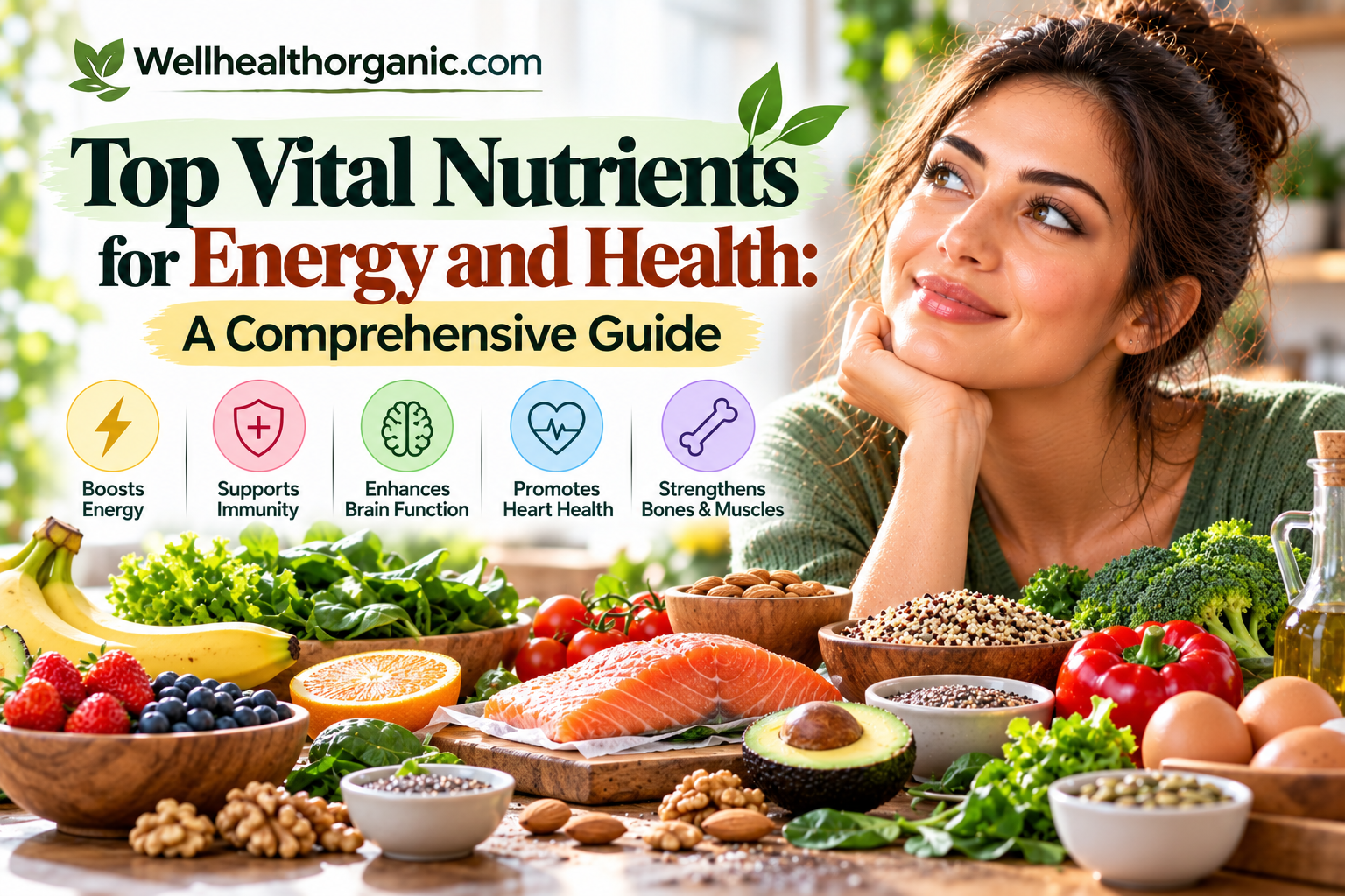 Top Vital Nutrients for Energy and Health: A Comprehensive Guide